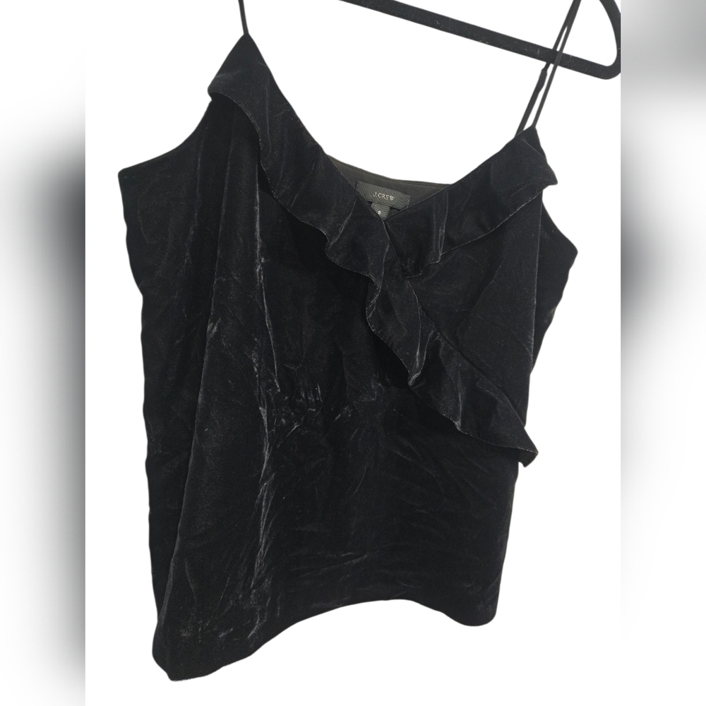 J Crew Crushed VelvetyY2K Tank Top